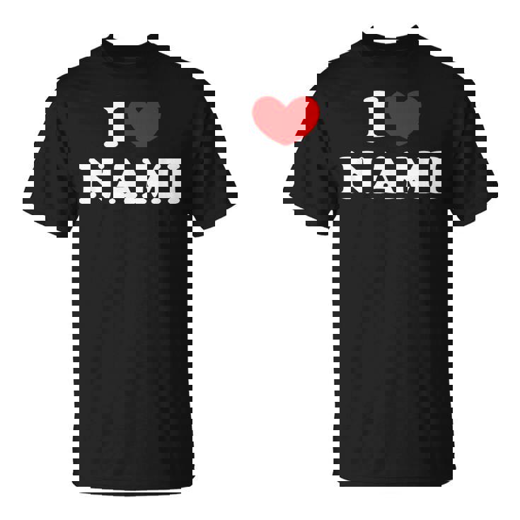 I Love Nami 私は愛する Nami Tシャツ