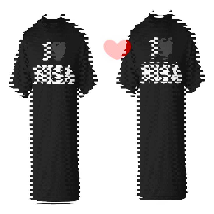 I Love Nisa 私は愛する Nisa Tシャツ