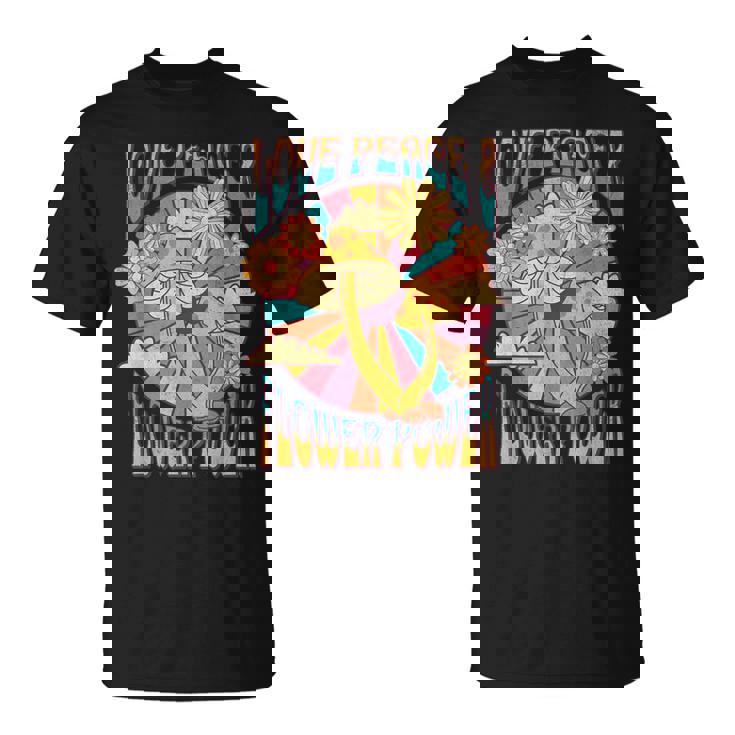 Love Peace ヒッピーコスチューム 60年代 70年代 フラワーフェスティバル衣装 Tシャツ