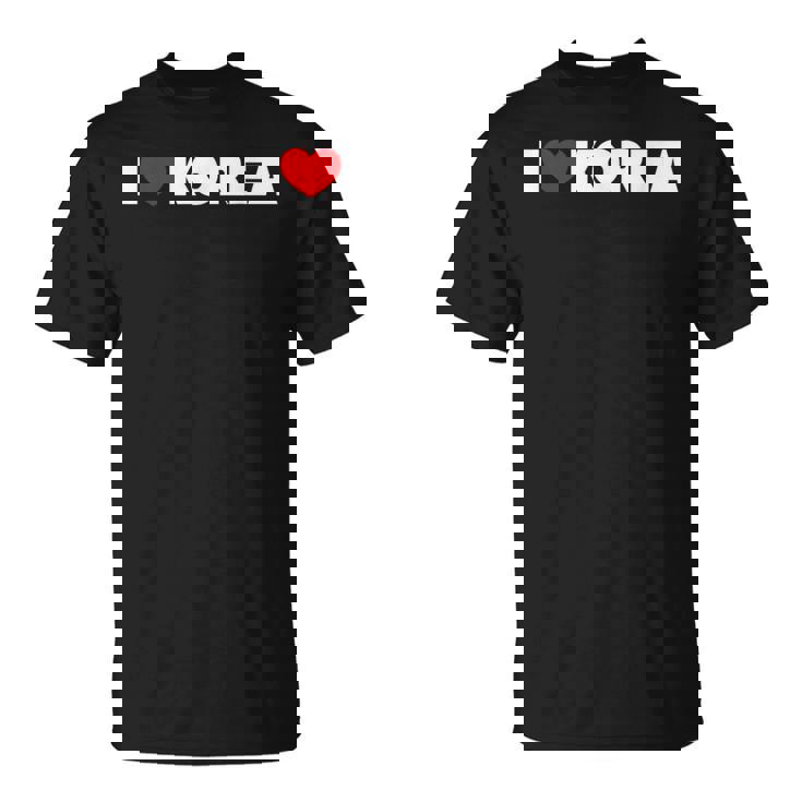 I Love ハート Korea Tシャツ