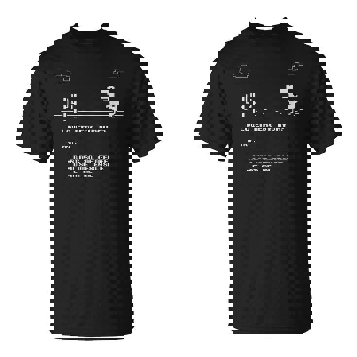 Low Energy Day恐竜サボテンピクセル Tシャツ