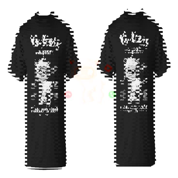 Ma Brebis M'appelle Fille Enfant Humour Brebis T-Shirt