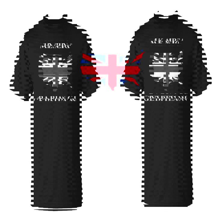 Make America Great Britain Again ドナルド・トランプ 面白いシャツ Tシャツ