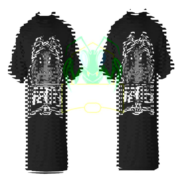 Mantis Man マンティス カマキリ 昆虫 昆虫学 男性 Tシャツ