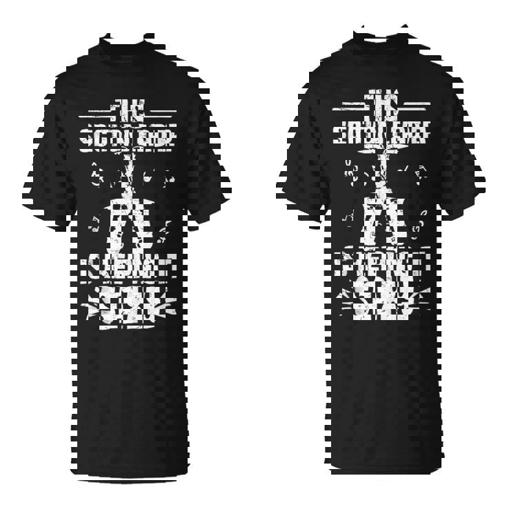 Marching Band Keeping It Saxy Saxophone Section Leader Tank Top T-Shirt