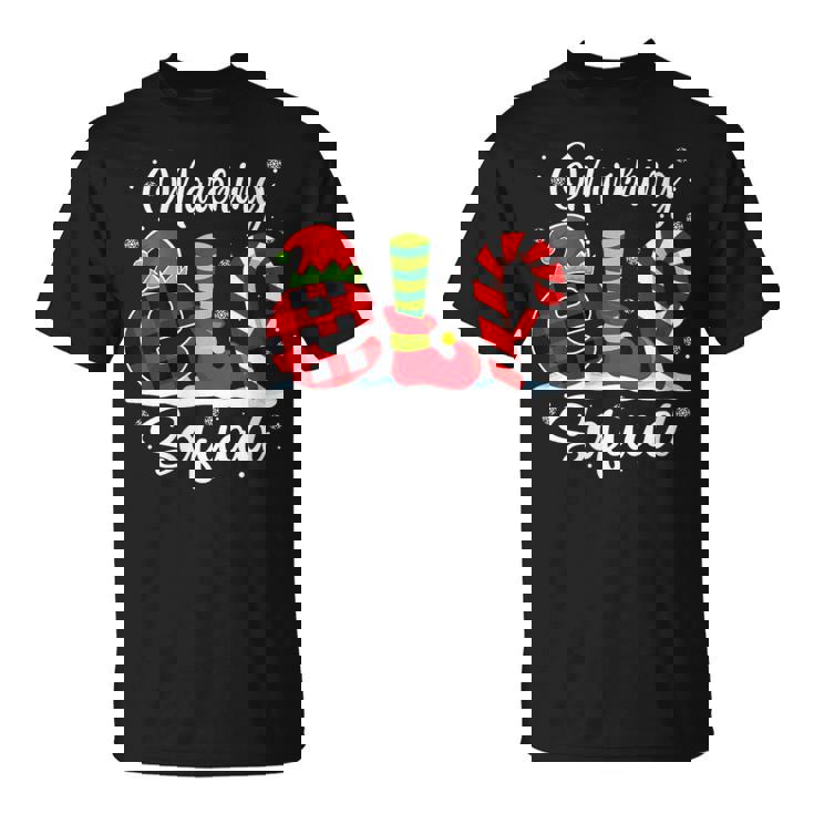 Marching Elf Squad Christmas Marching Band Matching T-Shirt