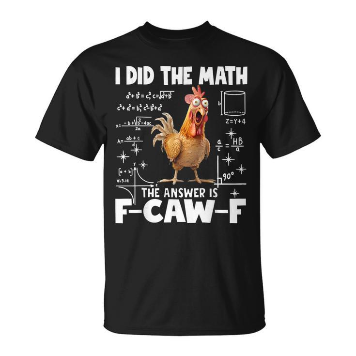 T-shirt Humoristique Coq FCAWF - Blague Chicken Meme - Coupe Classique - Coton Léger - Idée Cadeau Décalée