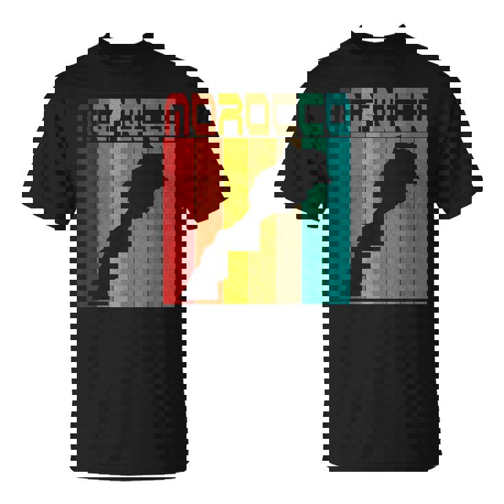 Morocco Map I Love Morocco Map Morocco Moroccan Pride T-Shirt