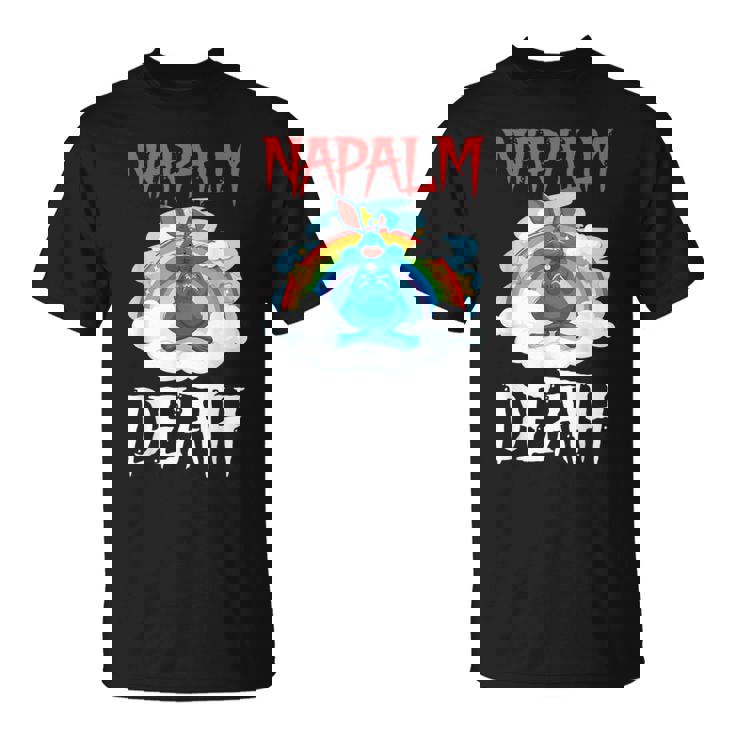 Napalm Death Rainbow Bunny ピンク ナパーム デスラビット Tシャツ
