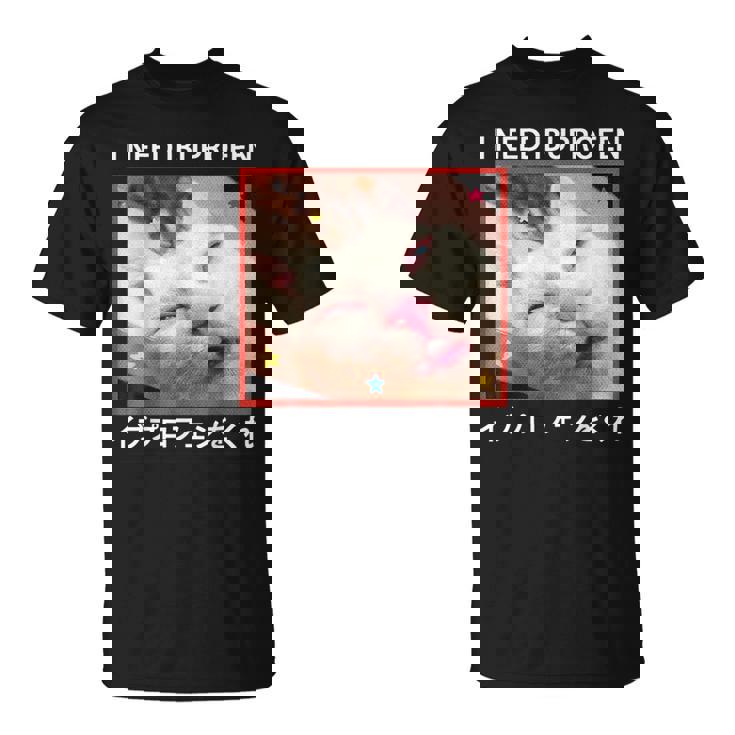 I Need Ibuprofen 日本の面白い猫 Tシャツ