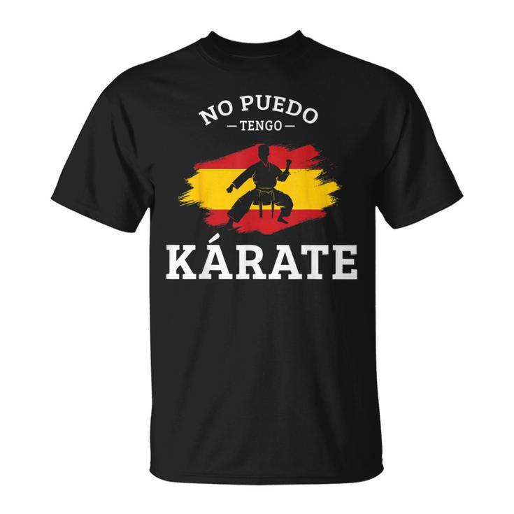 No Puedo Tengo Kárate Karate Artes Marciales Niño Divertido Camiseta unisex