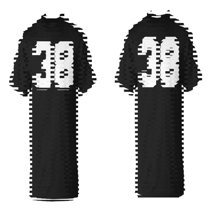 Number 38Ports Jersey Player 38 Fan Front Printarsity Tシャツ