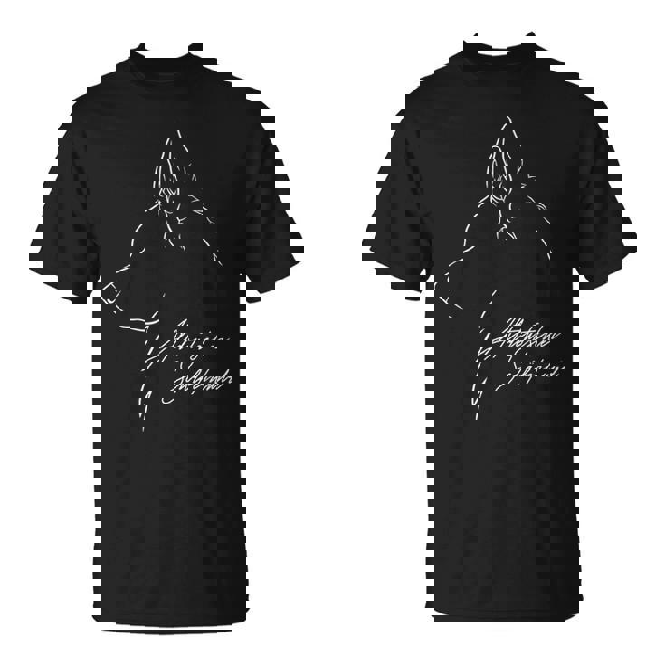 Old Germanhepherd Dog Profile ドッグブリードドッグ Tシャツ