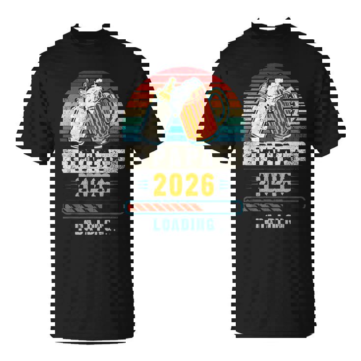 Papa 2026 Annuncio Di Un Bambino Papà In Attesa Maglietta