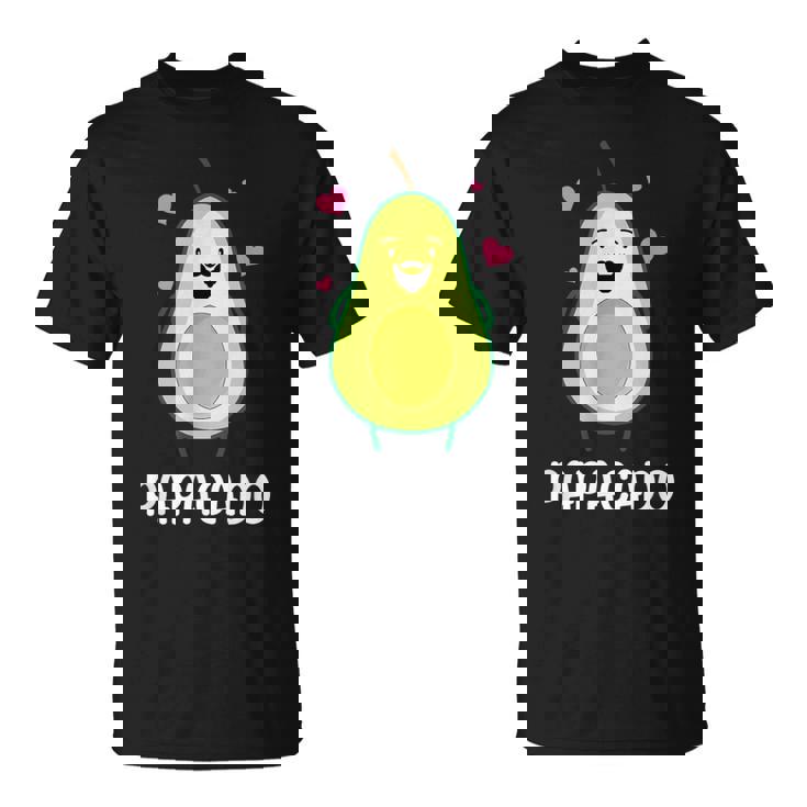 Papacado Avocado Baffi Avocado Papa Festa Del Papà Maglietta