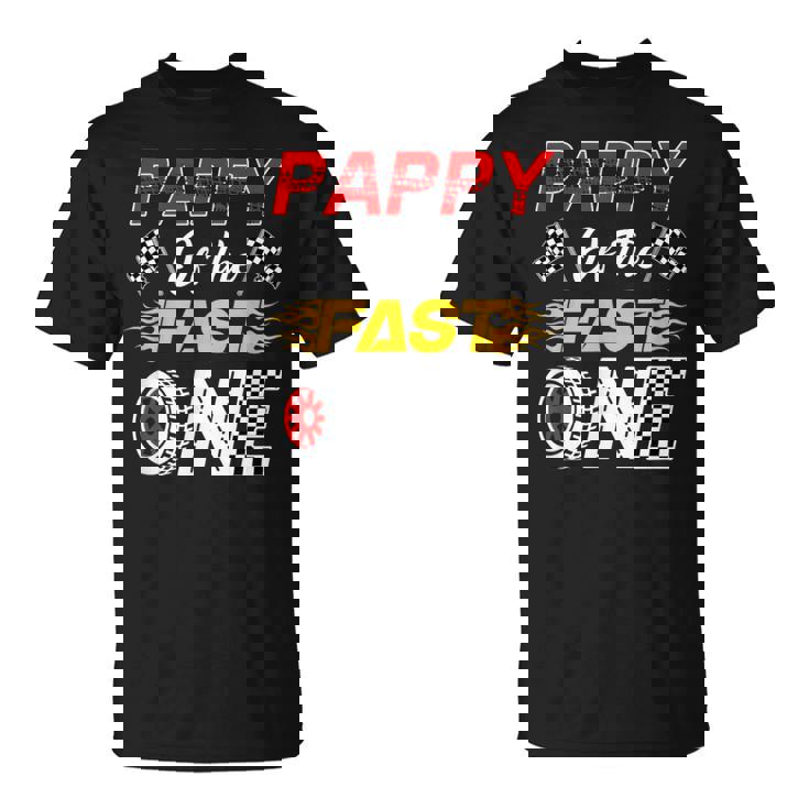 Pappy Of The Fast One 1St Birthday Race Car Family T-Shirt