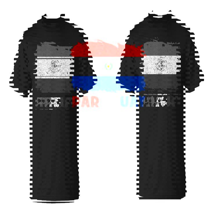 Paraguayan Pride Drapeau Paraguayen Avec Racines Paraguayennesintage T-Shirt