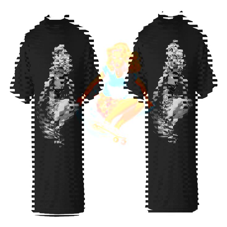Pinup Girl スケートボード Tシャツ