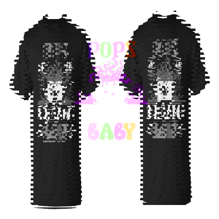 Pops Of The Brewing Baby Dad To Be Halloween T-Shirt
