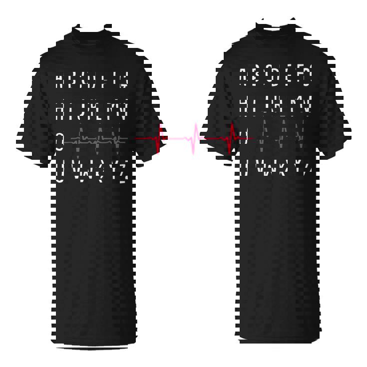 Pqrst看護師面白い心電図登録看護学生rn Tシャツ