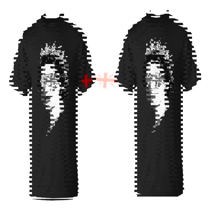 Queen Elizabeth Iiunglasses British Crown エリザベス女王 Meme Tシャツ