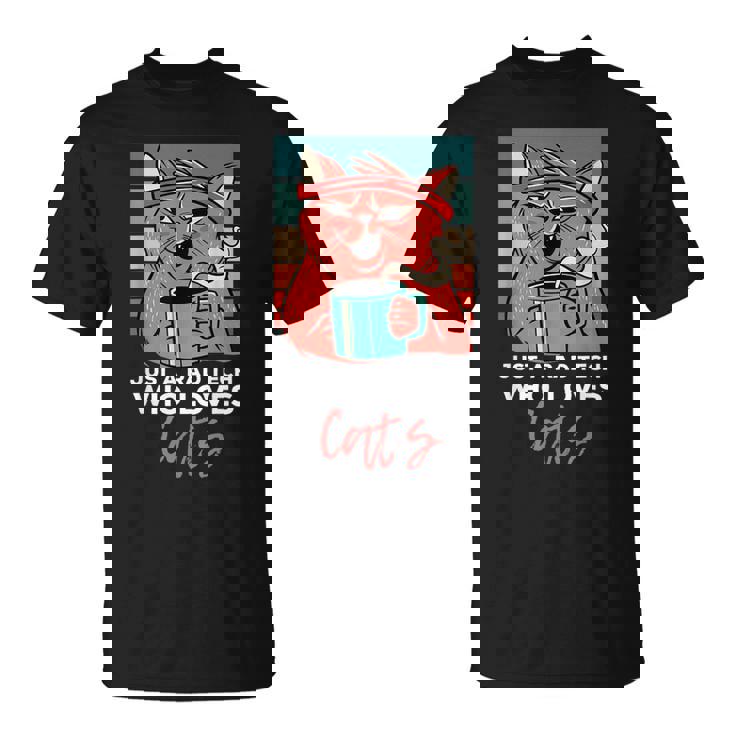 Rad Techは猫、放射線ヴィンテージ猫おもしろさんを愛しています Tシャツ