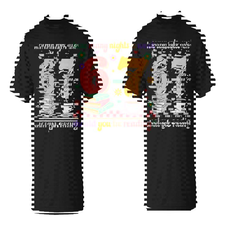 Reading 67 Teacher Six Seven Reading 6 7 Book Lover T-Shirt