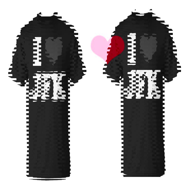 Retrointage I Heart Jfk John F Kennedy Tシャツ