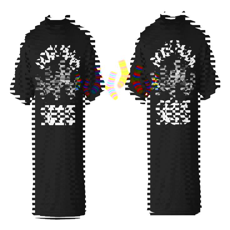 Rock Yourocks Awareness World Downyndrome Day Tシャツ