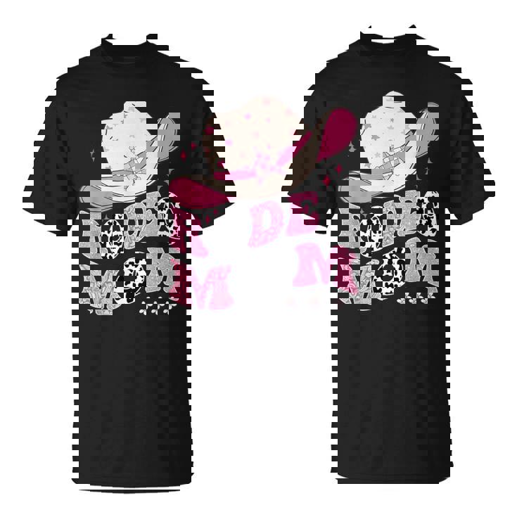 Rodeo Mom Pink Cowgirl 1St Birthday Family Matching T-Shirt