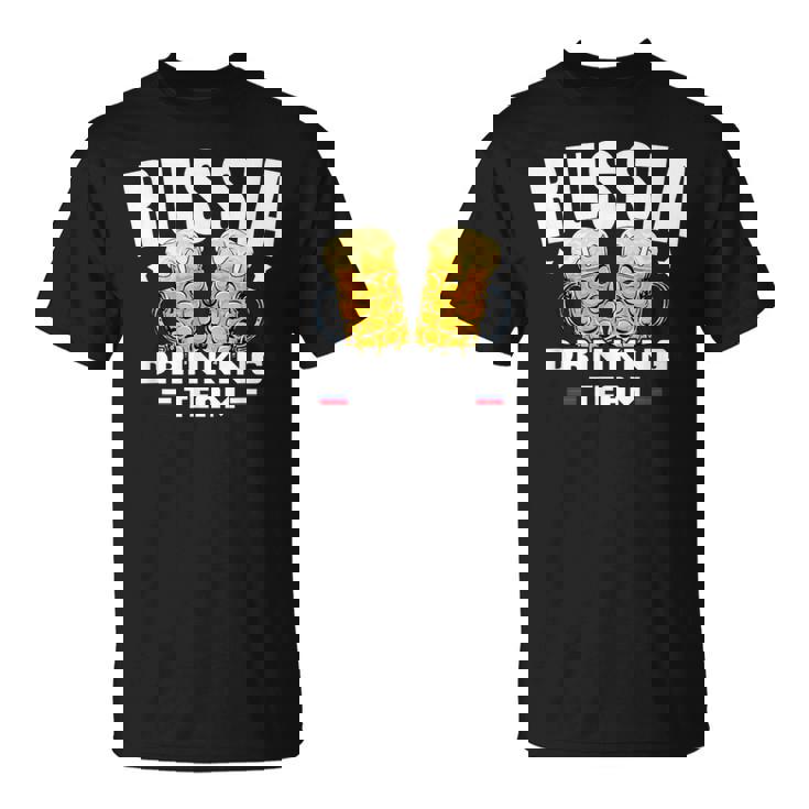 Russia Drinking Team Beer Outfit For Russians From Russia T-Shirt