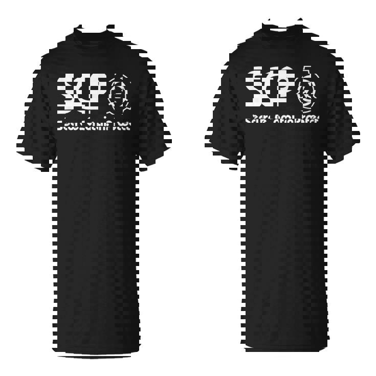 Scpファンデーション-Scp-セキュア・コンテインプロテクト Tシャツ