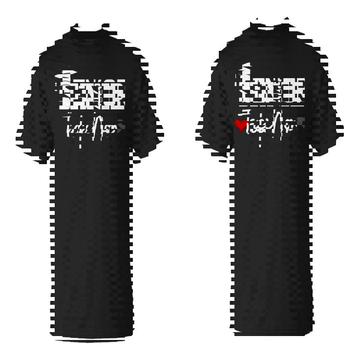 Senior 2026 Track Mom Class Of 2026 Track Team Parent Heart T-Shirt