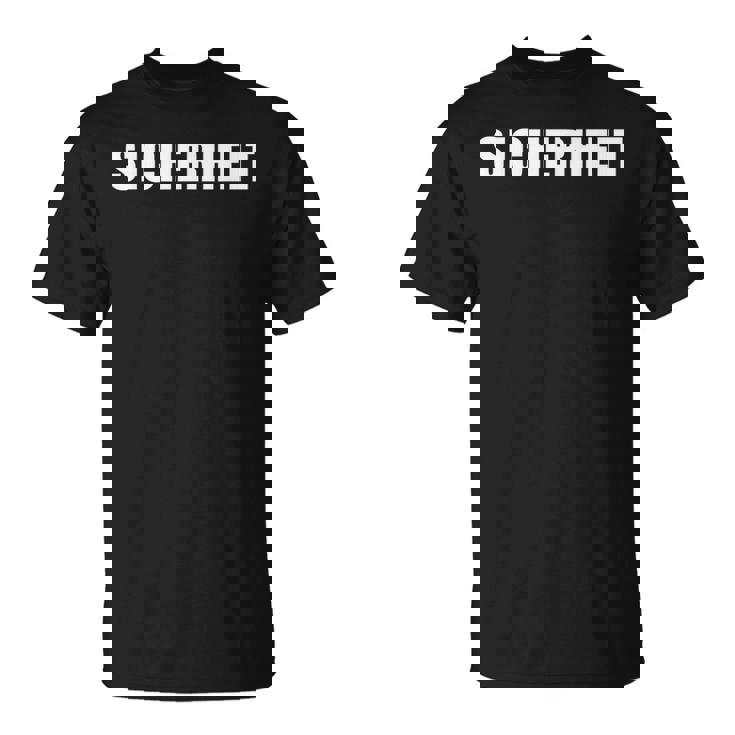 Sicherheit -Ecurity Guard Uniform And German Tシャツ