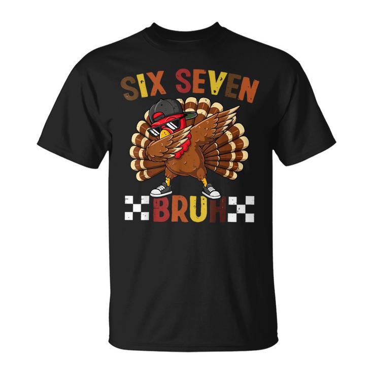 T-Shirt Humoristique 'Cool Turkey Sunglasses' Six Seven Bruh - Thanksgiving - Taille Et Couleur Au Choix - Neuf Avec étiquettes