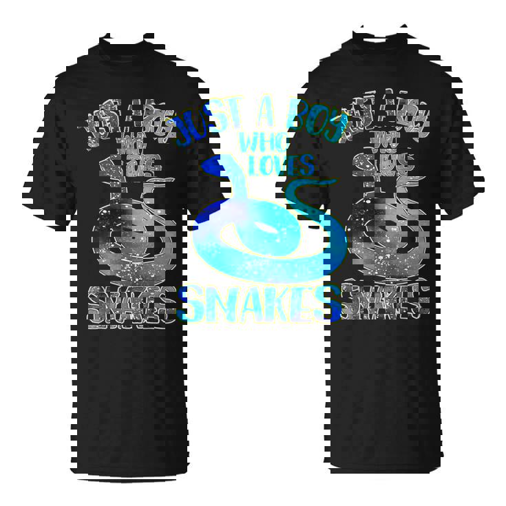 Sólo Un Niño Que Ama A Laserpientes Camiseta unisex