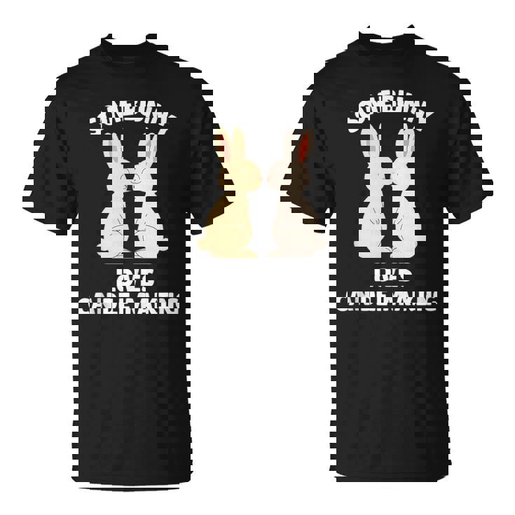 Somebunny Loves Candle Making Cute Easter Bunny Candle Maker Tank Top T-Shirt