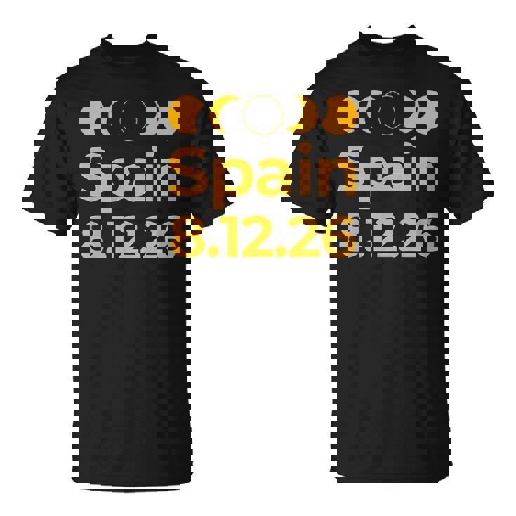 Spain Path Of Totality Total Solar Eclipse Tops & Stuff T-Shirt