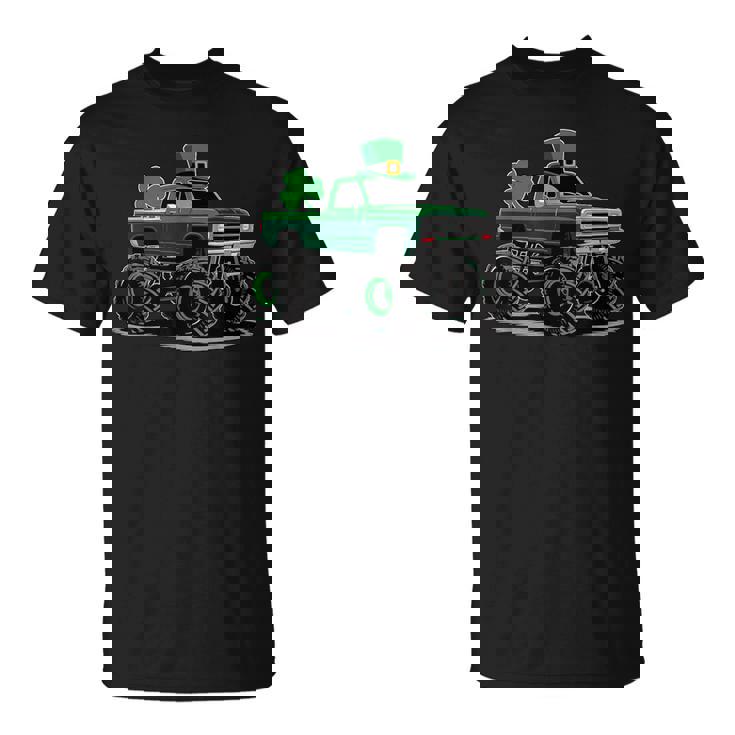 St Patrick's Day Monster Truck T-Shirt