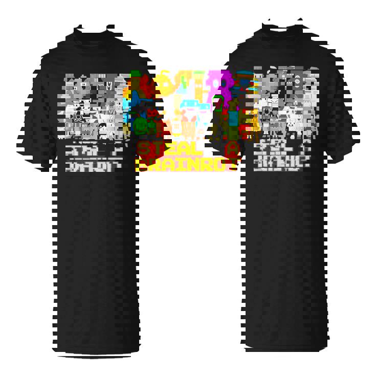 Steal A Brainrot Meme ビデオゲーム キッズゲーマー Tシャツ