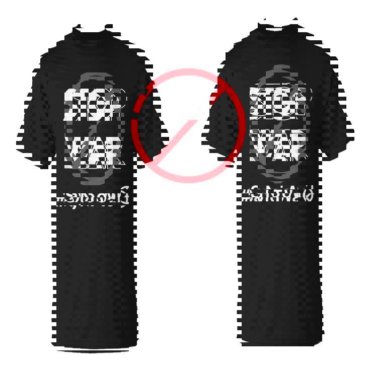Stop Waray No To War Pleasetop Wars No War Tシャツ