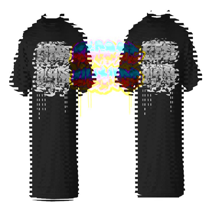 Street Culture グラフィティ・スタイルのアーバン・ストリートウェア Tシャツ