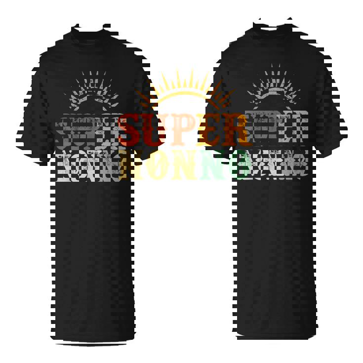 Super Nonno Retroupernonno Festa Del Papà Regalo Per Nonno Maglietta