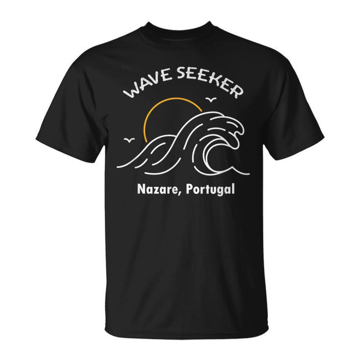 Surfague Nazare La Plus Grandeague Du Monde Portugal T-Shirt