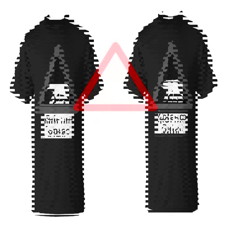 Svalbard ホッキョクグマ サイン Tシャツ