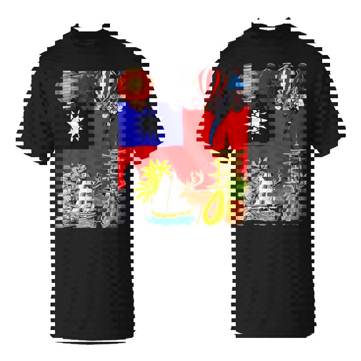 Taiwan Flag Taiwanese Roots Taiwan Heritage Proud Taiwanese T-Shirt