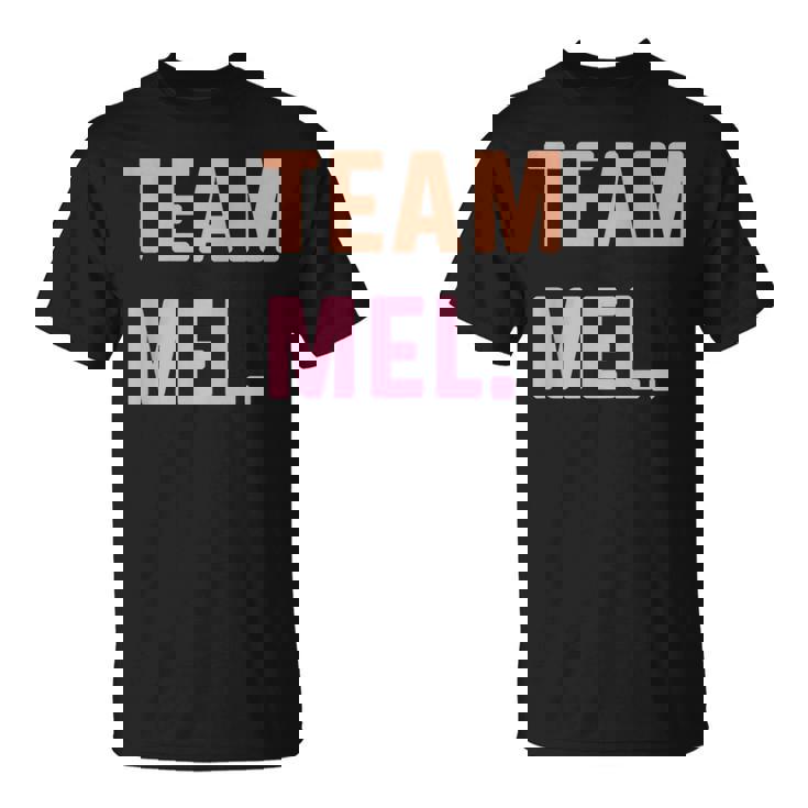 Team Mel 名前 Tシャツ