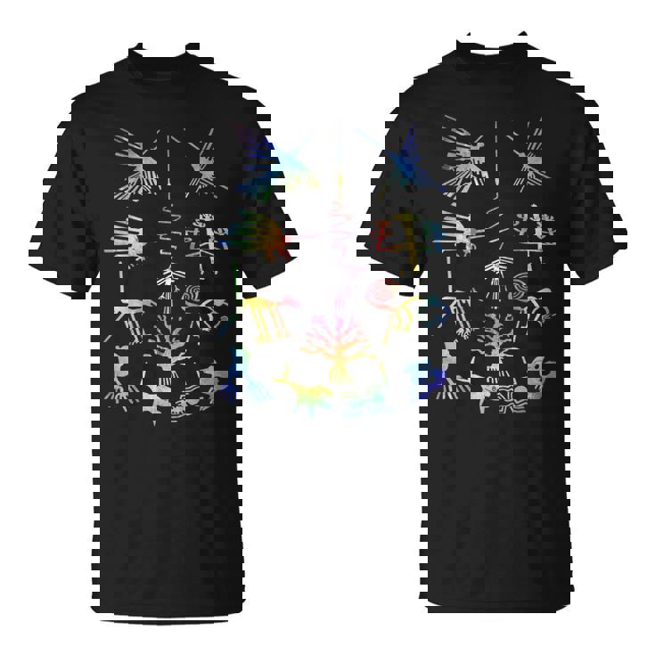 Travel Peru Nazca Lines マチュピチュ ファミリーバケーション 絞り染め Tシャツ