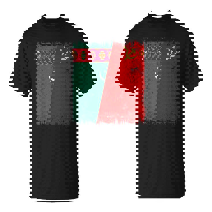 Turkmenistan Soviet Union Flag Turk CCCP Heritage T-Shirt