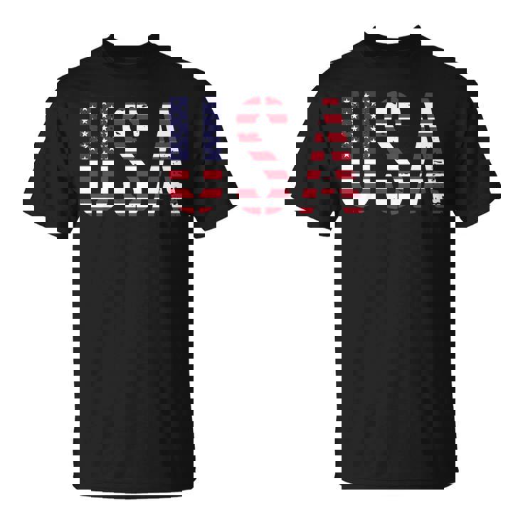 Usa アメリカの国旗の色のアメリカ 長袖tシャツ Tシャツ